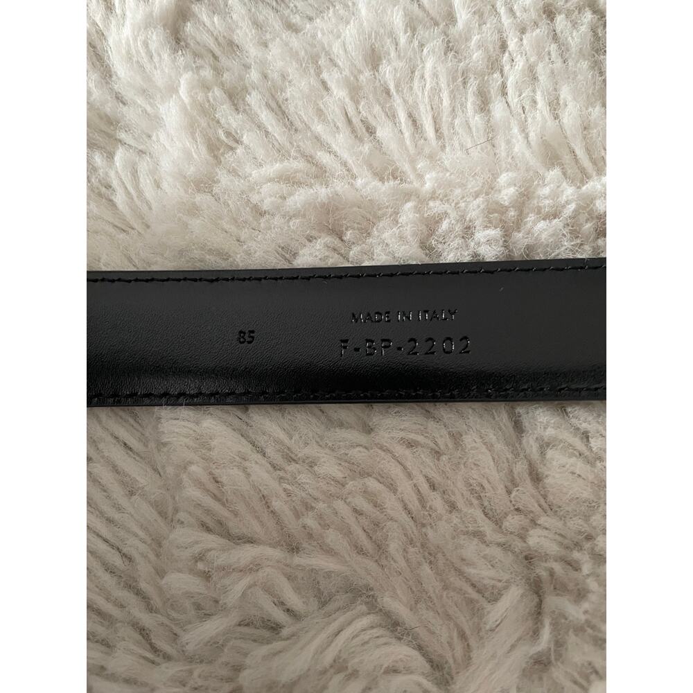 Authentic Black Celine Belt with Gold Buckle - Picture 4 of 7